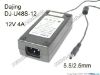 Picture of Dajing DJ-U48S-12 AC Adapter 5V-12V 12V 4A, Barrel 5.5/2.5mm, IEC C14