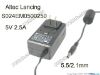 Picture of Altec Lancing S024EM0500250 AC Adapter 5V-12V 5V 2.5A, Barrel 5.5/2.1mm, US 2-Pin Plug,New