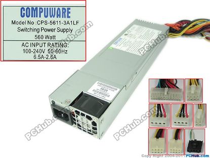 Picture of COMPUWARE CPS-5611-3A1LF Server - Power Supply CPS-5611-3A1LF, 560W