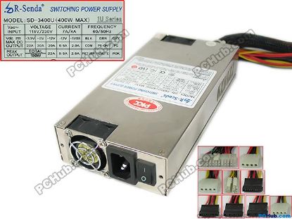 Picture of R-Senda / ROSOR SD-3400U Server - Power Supply 400W, SD-3400U