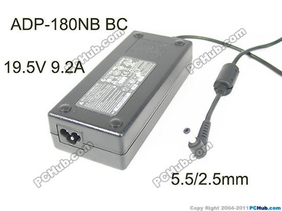 Picture of LEI / Leader NT15-Y120125-A1 AC Adapter 5V-12V 12V 1.25A, 5.5/2.1mm, US 2P