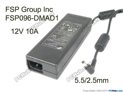 Picture of FSP Group Inc FSP096-DMAD1 AC Adapter 5V-12V 12V 10A, 5.5/2.5mm, C14, New