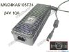 Picture of MEDICAL POWER SUPPLY MW24KA6105F24 AC Adapter 20V & Above 24V 10A, 4P P3&4=V+, C14