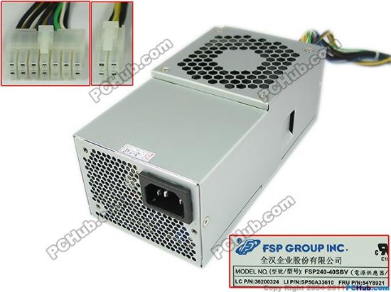 Picture of FSP Group Inc FSP240-40SBV Server - Power Supply FSP240-40SBV, 240W, New