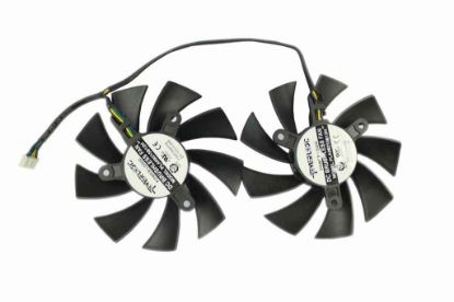 Picture of Power Logic PLA09215B12H Server - Frameless / GPU Fan 12V 0.55A, W160x 8x 4, Purples, 2 Fan