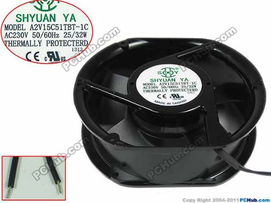 Picture of SUNON A2V15C51TBL-1C Server - Round Fan , dia172x151x51mm, 2-wire, AC 230V 25W