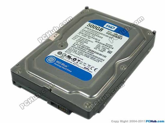 Picture of Western Digital WD5000AAKX HDD 3.5" SATA 320GB-600GB 500GB, 3.5" SATA, 7,200rpm, 16M