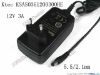 Picture of Ktec KSAS0361200300HE AC Adapter 5V-12V 12V 3A, 5.5/2.1mm, EU 2P