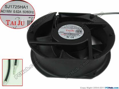 Picture of San Jun / Suntronic SJ1725HA1 Server - Round Fan dia170x170x51, 2-wire, 110V-120V-AC 50/60Hz 0.62A