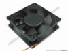 Picture of Delta Electronics AFB1224SHE Server - Square Fan 7F46, sq120x120x38mm, 3-wire, 24V 0.75A