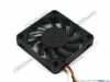 Picture of EverCool EC6010HH12BA Server - Square Fan sq60x60x10mm, w40x3x3, 12V 0.22A