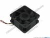 Picture of Delta Electronics AFB0612GH Server - Square Fan -BS30, sq60x60x25mm, DC 12V 0.72A, 4-wire