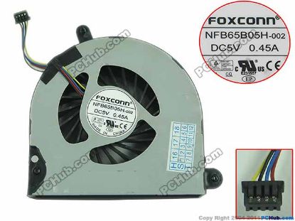 Picture of HP EliteBook 8570p Series Cooling Fan  NFB65B05H-002, FSFA10M