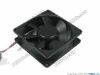 Picture of Japan Servo PUDC24U7C-L01 Server - Square Fan , sq80x80x25mm, w20x2x2, DC 24V 0.18A