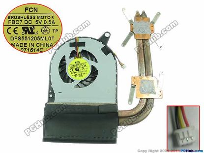 Picture of Acer Aspire V3-771 Series Cooling Fan  DFS551205ML0T, FBC7, 13N0-7NA0M01