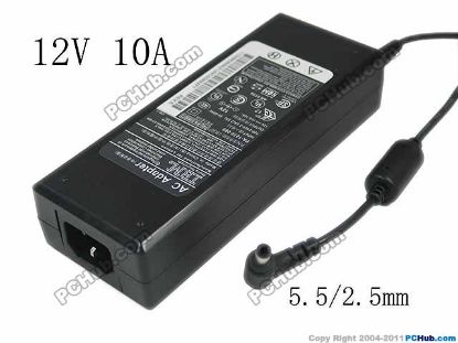 Picture of IBM Power Supply (IBM) AC Adapter 5V-12V 03K9071, 12V 10A, 5.5/2.5mm, C14, NEW