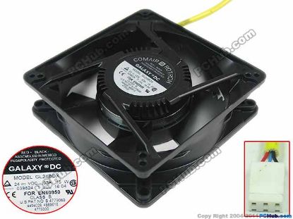 Picture of Comair Rotron GL24BOX Server - Square Fan sq127x127x38, 24V 0.63A