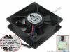 Picture of Delta Electronics AFB0812SH Server - Square Fan R00, sq80x80x25, 3-wire, 12V 0.51A