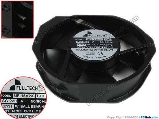 Picture of FULLTECH UF-15A23 Server - Round Fan dia172x152x38mm, 2-pin, 230V 0.32A