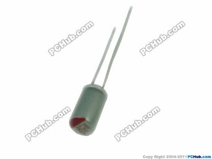 Picture of Component 6.3V Solid State- Through-Hole NCC, 6.3V 390uF, 5x10mm Height