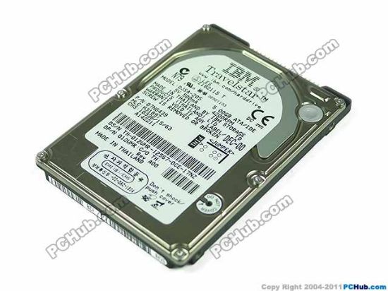 Picture of IBM DJSA-205 HDD 2.5" IDE 1.2GB - 5GB 5GB, 2.5" IDE, 4,200rpm, 2M