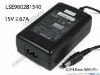 Picture of YAMAHA AC to DC (Yamaha) AC Adapter - NEW Original 15V 2.67A, 6.0/4.0mm With Pin, 2-Prong, New