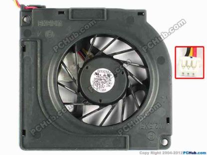 29913 Panasonic UDQFZZH05CQU Cooling Fan  HG477, w30x3x3, 0.19A, Bare Panasonic UDQFZZH05CQU Cooling Fan  