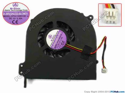 46299 Bi-Sonic HP551005H-02 Cooling Fan  w55x3x3, 0.35A, Bare Bi-Sonic HP551005H-02 Cooling Fan  