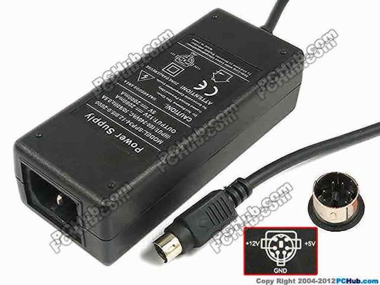 55508 Other Brands SPP34-12.0/5.0-2000 AC Adapter 5V-12V 12V 2A, 5V 2A, 6P, P1&2=5V, P5&6=12V, C14, New Other Brands SPP34-12.0/5.0-2000 AC Adapter 5V-12V <span id="ctl00_ContentPlaceHolder1_ItemDesc1_lblItemDescription">Model No.: SPP34-12.0/5.0-2000
<p>INPUT: 100-240V, 1A, 50-60Hz <br />
OUTPUT: 5V 2A (2000mA)<br />
&nbsp;&nbsp;&nbsp;&nbsp;&nbsp;&nbsp;&nbsp;&nbsp;&nbsp;&nbsp;&nbsp;&nbsp;&nbsp; 12V 2A (2000mA)&nbsp;&nbsp;&nbsp;&nbsp;&nbsp;&nbsp;&nbsp;&nbsp;&nbsp;&nbsp; </p>
<p>Connector: 6-pin DIN</p>
<p>Dimensions:&nbsp; 114 x&nbsp;47 x&nbsp;31 mm</p>
<p>*Please take note,&nbsp;3 wire (IEC C14) AC <a href="http://www.pchub.com/uph/category/356/Power-Core.html">power cord</a> not included.</p>
<p>&nbsp; </p></span>