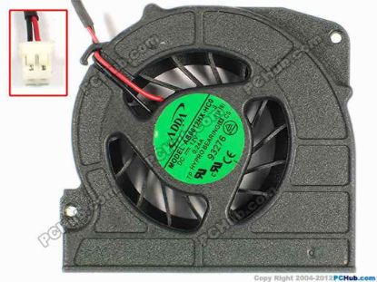 55871 ADDA AB0612HX-HC0 Server - Blower Fan TX1B, bw60x57x13, w140, 12V, 0.24A ADDA AB0612HX-HC0 Server - Blower Fan 