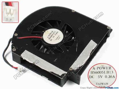 56659 A-Power BS6005LB13 Cooling Fan  w45x2x2, 0.25A, Bare??? A-Power BS6005LB13 Cooling Fan  