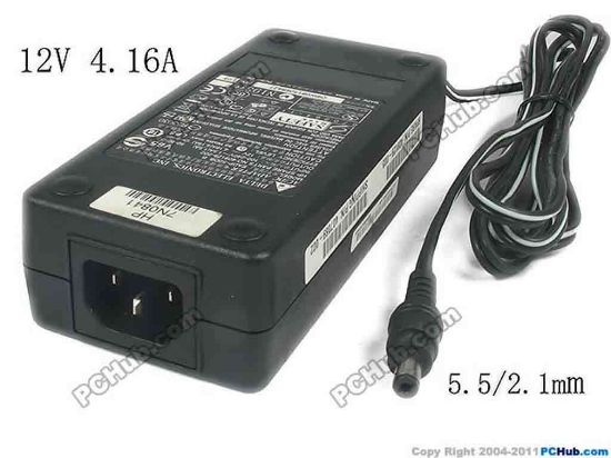 60428 HP Common Item (HP) AC Adapter 5V-12V 12V 4.16A, Barrel 5.5/2.1mm, IEC C14 HP Common Item (HP) AC Adapter 5V-12V <div>AC Adapter Model: EADP-50DB B</div>
<div>Spare No.: 409129-002 <br />
<br />
</div>
<div>Input: 100-240V~ 1.5A, 50-60Hz</div>
<div>Output: 12V 4.16A 50W</div>
<div>Connecter size: Int. Diameter: 2.10mm&nbsp;&nbsp;&nbsp;&nbsp;&nbsp;<br />
&nbsp;&nbsp;&nbsp;&nbsp;&nbsp;&nbsp;&nbsp;&nbsp;&nbsp;&nbsp;&nbsp;&nbsp;&nbsp;&nbsp;&nbsp;&nbsp;&nbsp;&nbsp;&nbsp;&nbsp;&nbsp;&nbsp;&nbsp;Ext. Diamemter: 5.50mm </div>
<div></div>
<div>Dimensions: 137 x&nbsp;61 x 34 mm<br />
<br />
*Please take note,&nbsp;3-wire (IEC C13)&nbsp;AC&nbsp;<a href="http://www.pchub.com/uph/category/356/Power-Core.html"><font color="#810081">power cord</font></a>&nbsp;not included.</div>
<div>&nbsp; </div>
<div>&nbsp; </div>