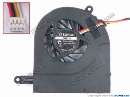 62730 SUNON TM206-09001 Cooling Fan  w55x4x4, 1.0W, Bare SUNON TM206-09001 Cooling Fan  