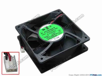 67484 Japan Servo CNDC24B4-993 Server - Square Fan sq120x120x38, w170x2x3, 24V 0.32A 7W Japan Servo CNDC24B4-993 Server - Square Fan 