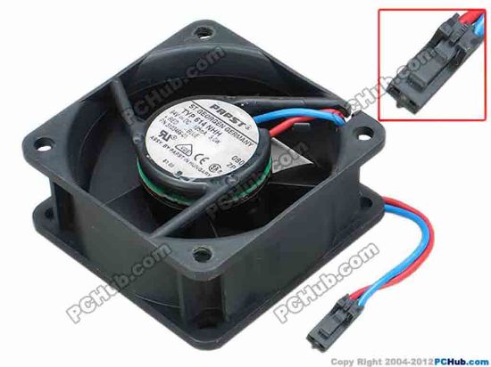 67935 ebm-papst  TYP 614 NHH Server - Square Fan TYP614NHH, sq60x60x25, w70x2x2, 24V 3.0W ebm-papst  TYP 614 NHH Server - Square Fan 