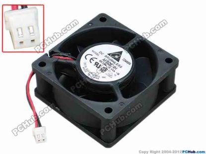 68064 Delta Electronics AFB0624H Server - Square Fan -B, sq60x60x25, w50x2x2, 24V 0.11A Delta Electronics AFB0624H Server - Square Fan 