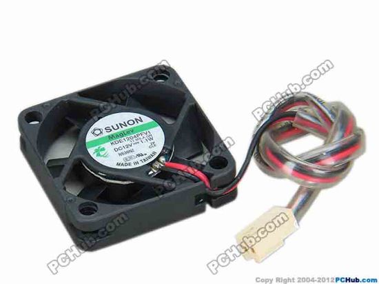 68213 SUNON KDE1204PFV1 Server - Square Fan 11.MS.A.GN, sq40x40x10, w230x2x2, 12V 1.1W SUNON KDE1204PFV1 Server - Square Fan 