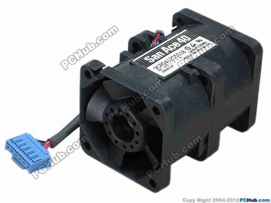 68284 Sanyo Denki 9CR0412S5038 Server - Square Fan sq40x40x56, w85x6x6, 12V 1.1A, 1x2 fan Sanyo Denki 9CR0412S5038 Server - Square Fan