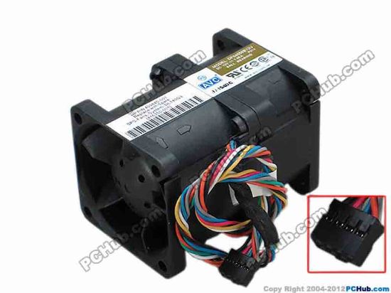 68289 AVC DF04056B12U Server - Square Fan P014, sq40x40x56, w230x8x8, 12V 1.88A, 2 fan AVC DF04056B12U Server - Square Fan 