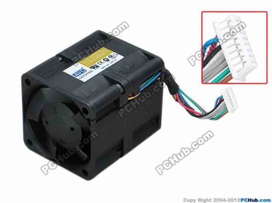68293 AVC DB04048B12U Server - Square Fan 0065, sq40x40x48, w45x8x8, 12V, 1.14A, 2 fan AVC DB04048B12U Server - Square Fan 