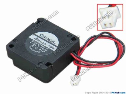 68409 SUNON B0502PFB2-8 Server - Blower Fan bw25x25x10, w135x2x2, 5V 0.65W SUNON B0502PFB2-8 Server - Blower Fan 