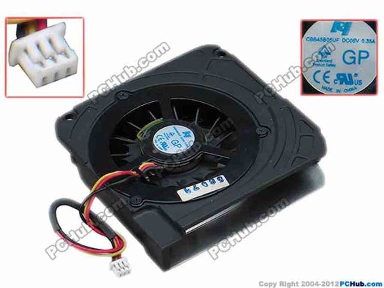 68877 Ideal Elethermal CBB45B05UF Cooling Fan  0.35A, w90x3x3, s60x60x13, Bare Fan Ideal Elethermal CBB45B05UF Cooling Fan  