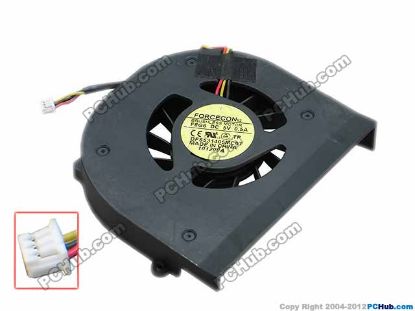 68903 Forcecon DFS531405MC0T Cooling Fan  F8G6, 0.5A, w50x3x3, s65x70x11, Bare Fan Forcecon DFS531405MC0T Cooling Fan  