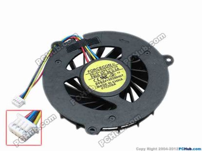 68951 Forcecon DFS541305MH0T Cooling Fan  F8U5, 0.5A, w45X4X4, s60X60X12, Bare Fan Forcecon DFS541305MH0T Cooling Fan  