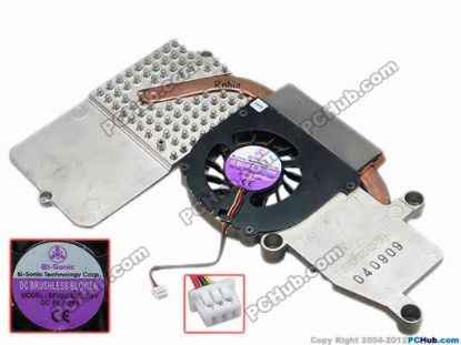 69076 Bi-Sonic BP430705H Cooling Fan  2.5V, w50x3x3, 0.28A Bi-Sonic BP430705H Cooling Fan  