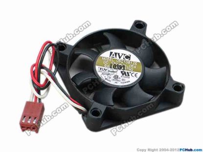 69195 AVC C5010B12E Server - Square Fan sq50x50x10, w110x3x3, 12V 0.05A AVC C5010B12E Server - Square Fan 