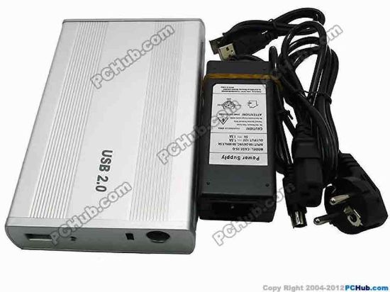 69436 UPH USB USB 2.0 HDD & Optical Caddy 3.5" HDD Box IDE, Silver UPH USB USB 2.0 HDD & Optical Caddy <p><strong>Material:</strong></p>
<ul>
    <li>Aluminum Magnesium alloy material serves as heat sink to cool hard disk </li>
    <li>Suitable for all 3.5&quot; IDE hard disk </li>
</ul>
<p><strong>&nbsp;</strong></p>
<p><strong>Features:</strong></p>
<ul>
    <li>Fully Compliant with both USB2.0 and USB1.1 Interface </li>
    <li>Maximum support capacity: 2 TB </li>
    <li>Plug and Play for Win ME / 2000 / XP / Win 7 / Win Vista 32/64 </li>
    <li>Mac OS8.6 and above Compliant </li>
    <li>Windows 98 needs driver </li>
    <li>High speed data transfer up to 480Mbps </li>
    <li>High quality external power adapter </li>
    <li>Power switch for safety and convenience </li>
    <li>Easy to data backup and exchange . </li>
</ul>