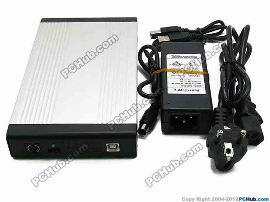 69440 UPH USB USB 2.0 HDD & Optical Caddy 3.5" HDD Box IDE & SATA, Silver UPH USB USB 2.0 HDD & Optical Caddy <span id="ctl00_ContentPlaceHolder1_ItemDesc1_lblItemDescription"><strong>Material:</strong>
<ul>    
<li>Aluminum Magnesium alloy material serves as heat sink to cool hard disk </li>    
<li>Have both the connectors for all 3.5&quot; IDE &amp; SATA hard disk </li></ul>
<p><strong>&nbsp;</strong></p>
<p><strong>Features:</strong></p>
<ul>    
<li>Fully Compliant with both USB2.0 and USB1.1 Interface </li>    
<li>Maximum support capacity: 2 TB </li>    
<li>Plug and Play for Win ME / 2000 / XP / Win 7 / Win Vista 32/64 </li>    
<li>Mac OS8.6 and above Compliant </li>    
<li>Windows 98 needs driver </li>    
<li>High speed data transfer up to 480Mbps </li>    
<li>High quality external power adapter </li>    
<li>Power switch for safety and convenience </li>    
<li>Easy to data backup and exchange . </li></ul></span>
