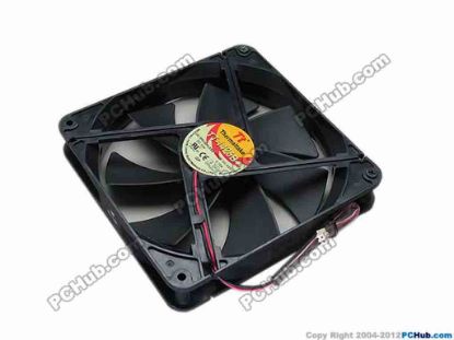 70243 Other Brands Thermaltake Server - Square Fan TT-1425B, sq140x140x25, w70x2x2, 12V 0.70A Other Brands Thermaltake Server - Square Fan 