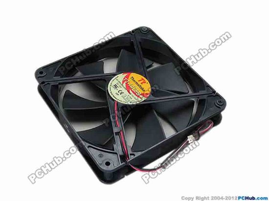 70243 Other Brands Thermaltake Server - Square Fan TT-1425B, sq140x140x25, w70x2x2, 12V 0.70A Other Brands Thermaltake Server - Square Fan 